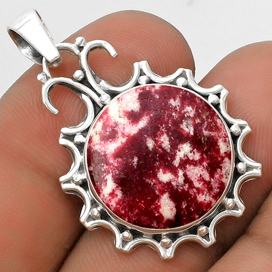 Natural Pink Thulite - Norway Pendant P-1249 SDP120687