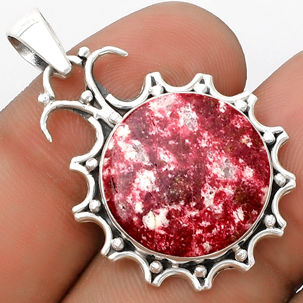Natural Pink Thulite - Norway Pendant P-1249 SDP120700