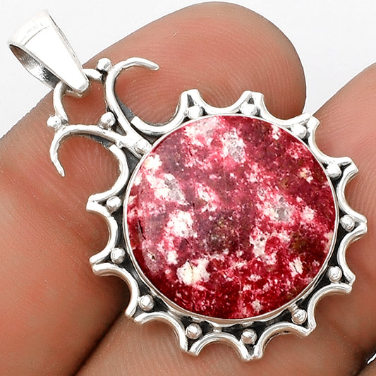 Natural Pink Thulite - Norway Pendant P-1249 SDP120700