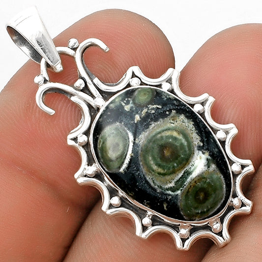 Natural Star Galaxy Jasper Pendant P-1249 SDP120705