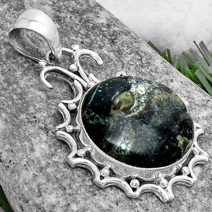 Natural Star Galaxy Jasper Pendant P-1249 SDP120709