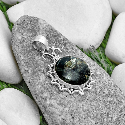 Natural Star Galaxy Jasper Pendant P-1249 SDP120709