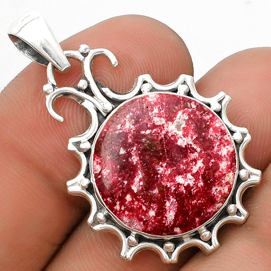 Natural Pink Thulite - Norway Pendant P-1249 SDP120711