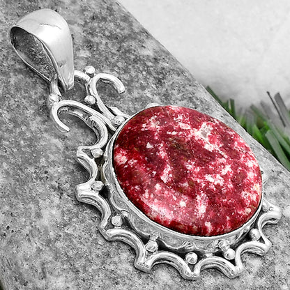 Natural Pink Thulite - Norway Pendant P-1249 SDP120711