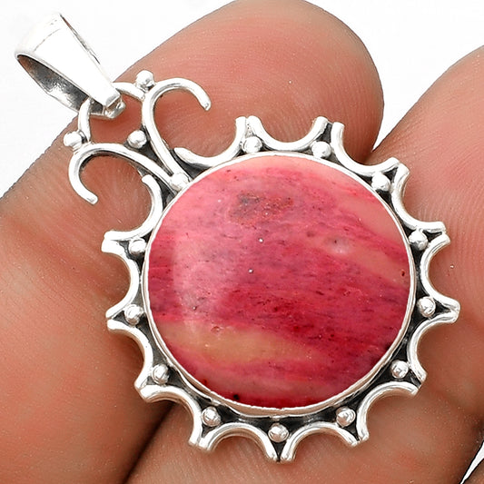 Natural Pink Tulip Quartz Pendant P-1249 SDP120712