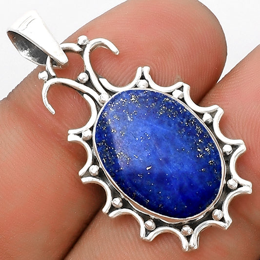 Natural Lapis - Afghanistan Pendant P-1249 SDP120718