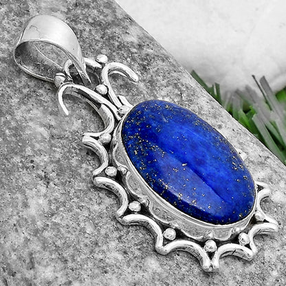 Natural Lapis - Afghanistan Pendant P-1249 SDP120718