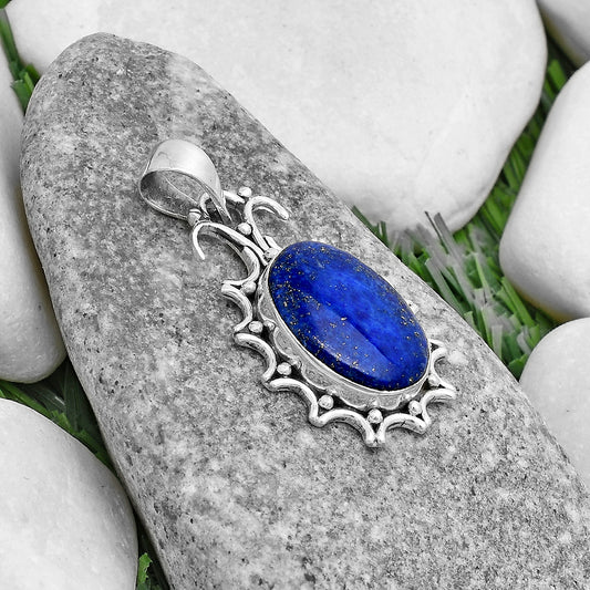 Natural Lapis - Afghanistan Pendant P-1249 SDP120718