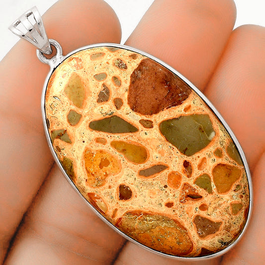 Natural Leopardite Jasper Pendant P-1001 SDP120974