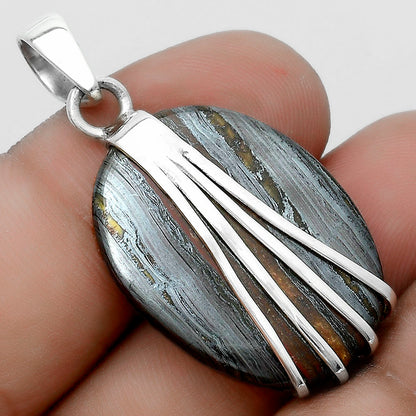 Natural Iron Tiger Eye Pendant P-1302 SDP120986