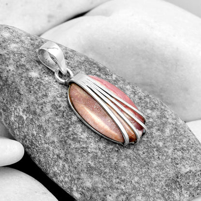 Natural Rhodochrosite Argentina Pendant P-1302 SDP120987