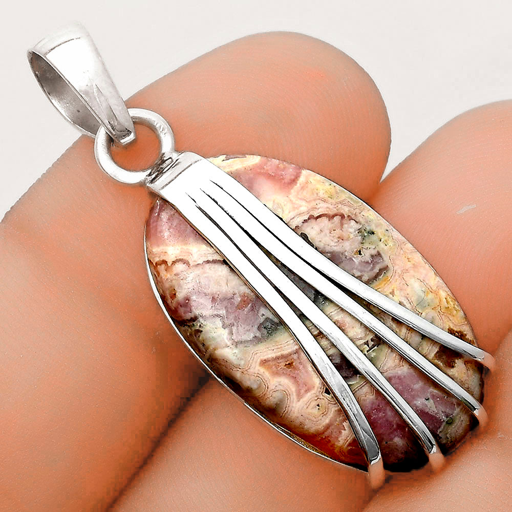 Natural Rhodochrosite Argentina Pendant P-1302 SDP120991