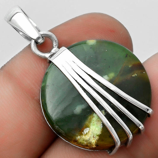 Natural Chrome Chalcedony Pendant P-1302 SDP121000