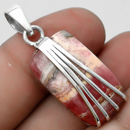 Natural Rhodochrosite Argentina Pendant P-1302 SDP121003