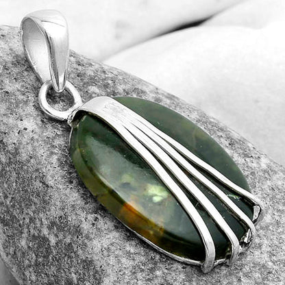 Natural Chrome Chalcedony Pendant P-1302 SDP121007