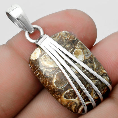 Natural Turtella Jasper - USA Pendant P-1302 SDP121017
