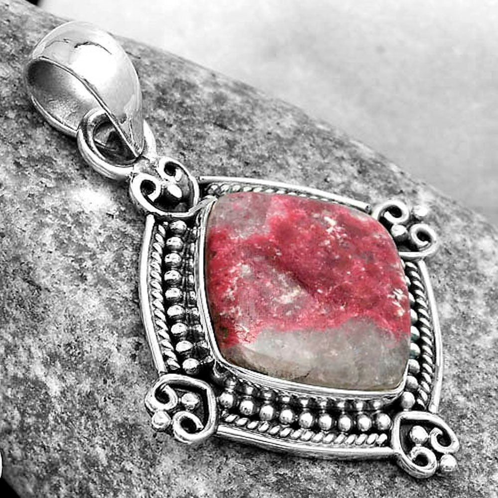 Natural Pink Thulite - Norway Pendant P-1040 SDP121038