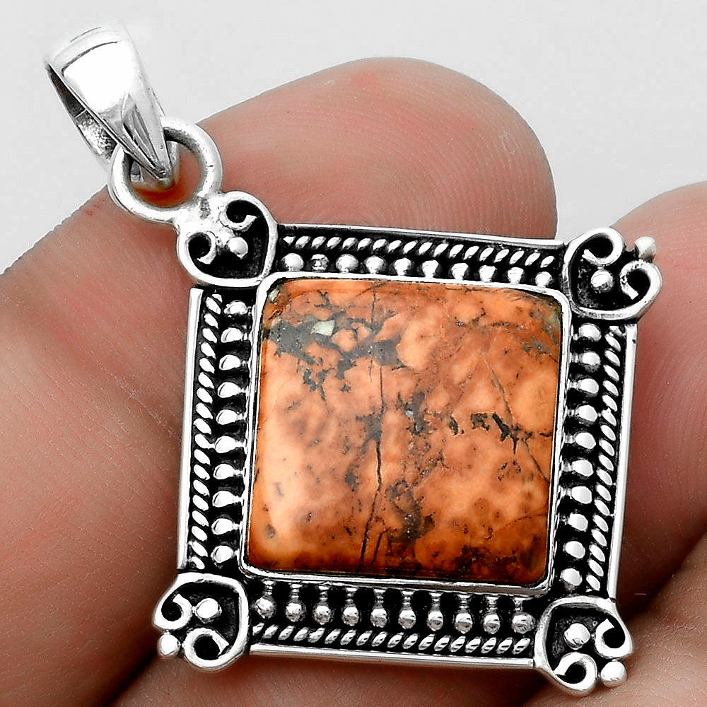 Natural Maligano Jasper - Indonesia Pendant P-1040 SDP121049
