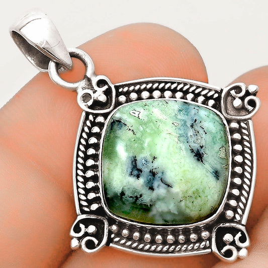 Dendritic Chrysoprase - Africa Pendant P-1040 SDP121053