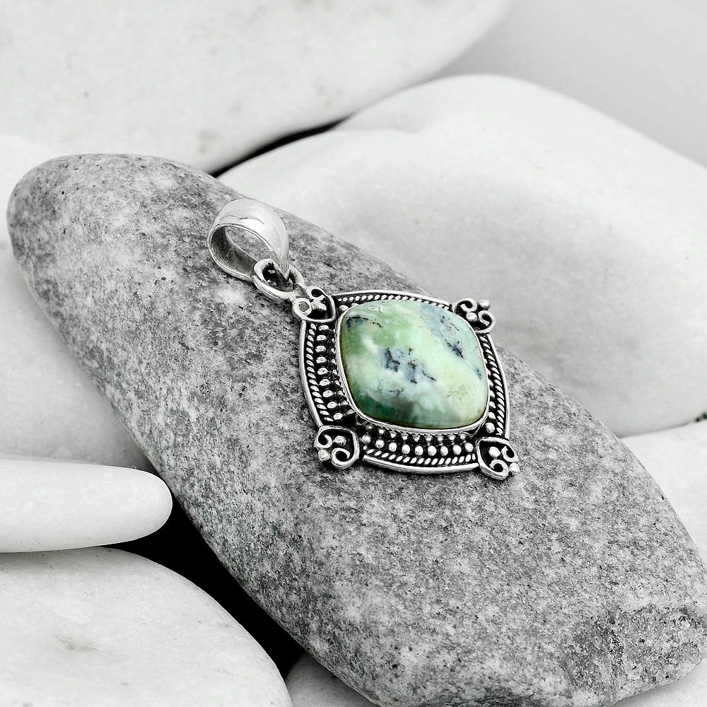 Dendritic Chrysoprase - Africa Pendant P-1040 SDP121053