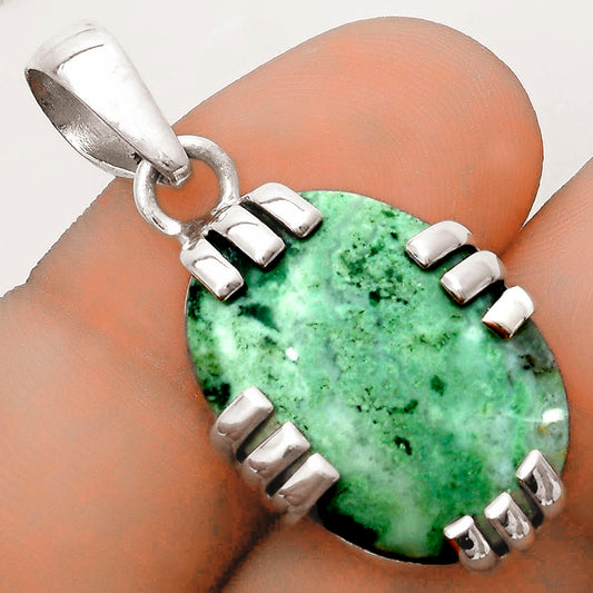 Natural Larsonite Jasper Pendant P-1564 SDP121114