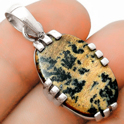 Natural Russian Honey Dendrite Opal Pendant P-1564 SDP121117