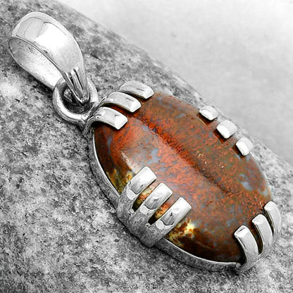 Natural Red Moss Agate Pendant P-1564 SDP121120