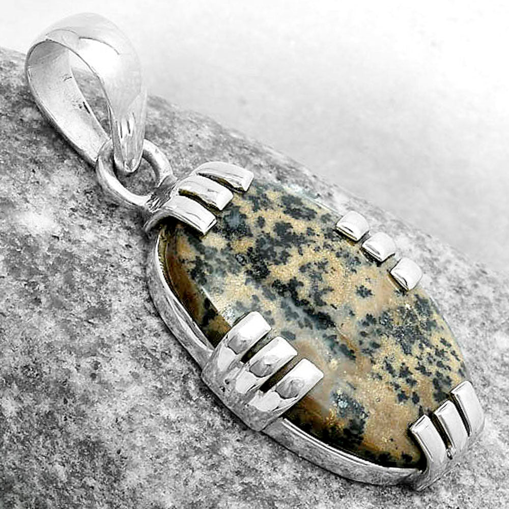 Natural Russian Honey Dendrite Opal Pendant P-1564 SDP121134