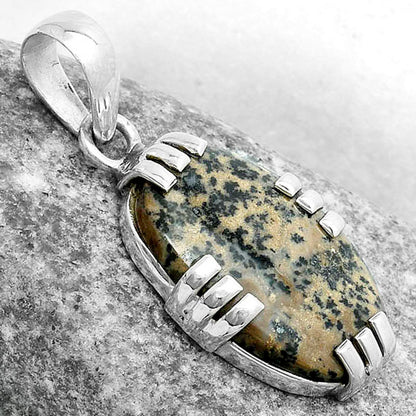 Natural Russian Honey Dendrite Opal Pendant P-1564 SDP121134