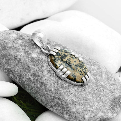 Natural Russian Honey Dendrite Opal Pendant P-1564 SDP121134