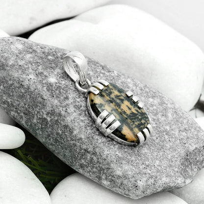 Natural Russian Honey Dendrite Opal Pendant P-1564 SDP121135