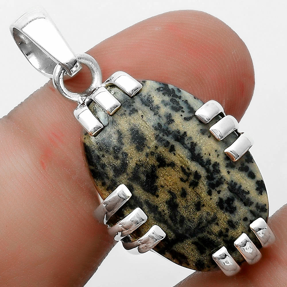 Natural Russian Honey Dendrite Opal Pendant P-1564 SDP121141