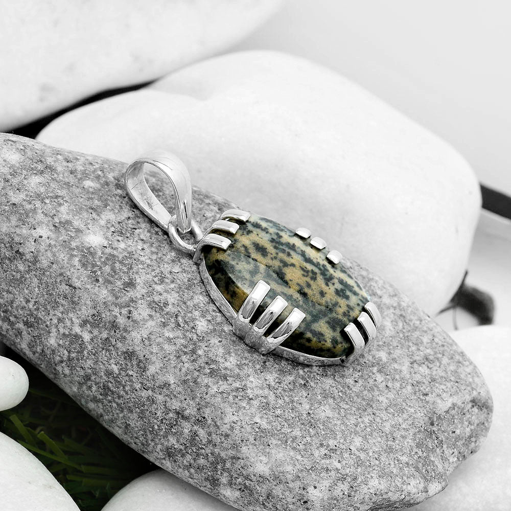 Natural Russian Honey Dendrite Opal Pendant P-1564 SDP121141