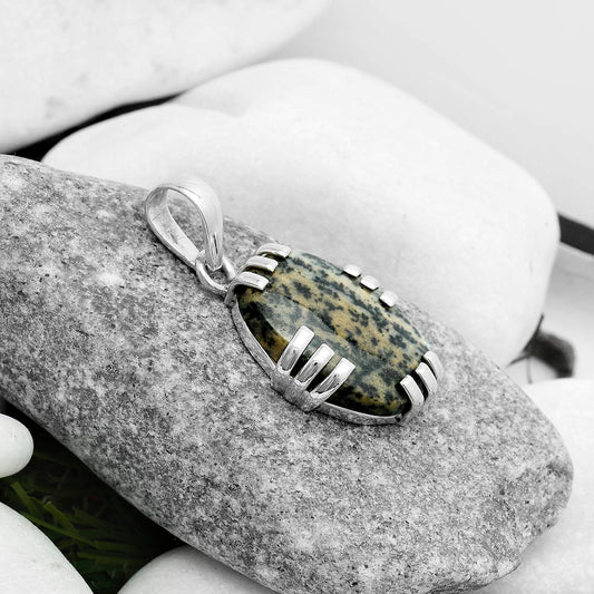 Natural Russian Honey Dendrite Opal Pendant P-1564 SDP121141