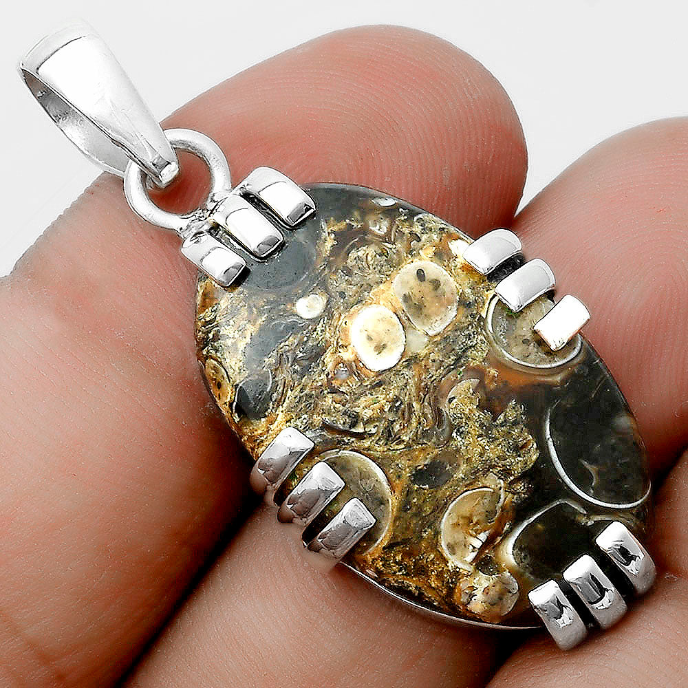Natural Turtella Jasper - USA Pendant P-1564 SDP121146