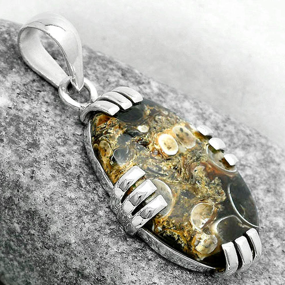 Natural Turtella Jasper - USA Pendant P-1564 SDP121146