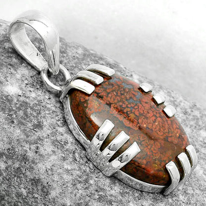 Natural Red Moss Agate Pendant P-1564 SDP121152