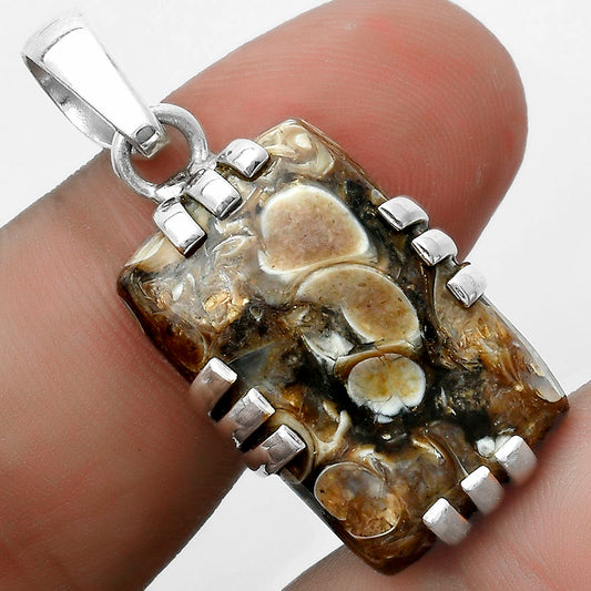 Natural Turtella Jasper - USA Pendant P-1564 SDP121155