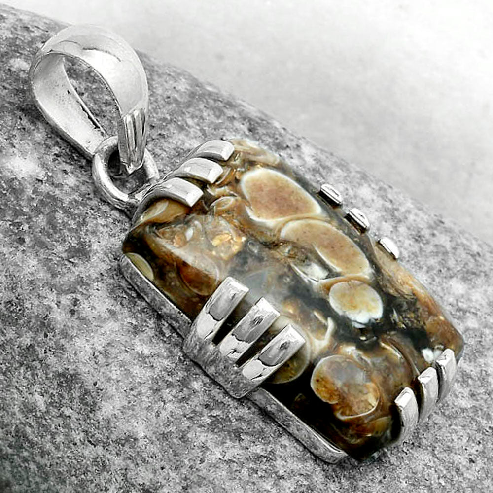 Natural Turtella Jasper - USA Pendant P-1564 SDP121155