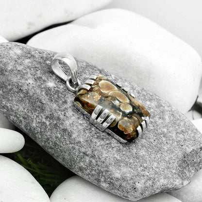 Natural Turtella Jasper - USA Pendant P-1564 SDP121155