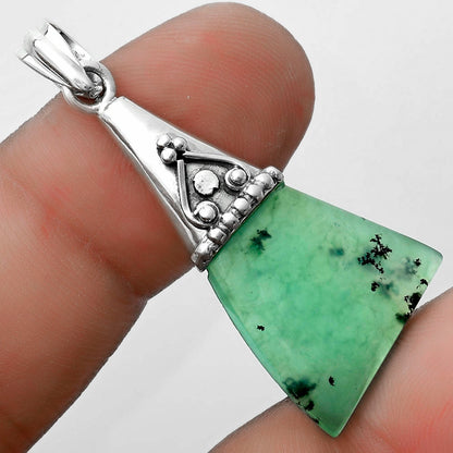Natural Rare Chrysoprase - Australia Pendant P-1139 SDP121189