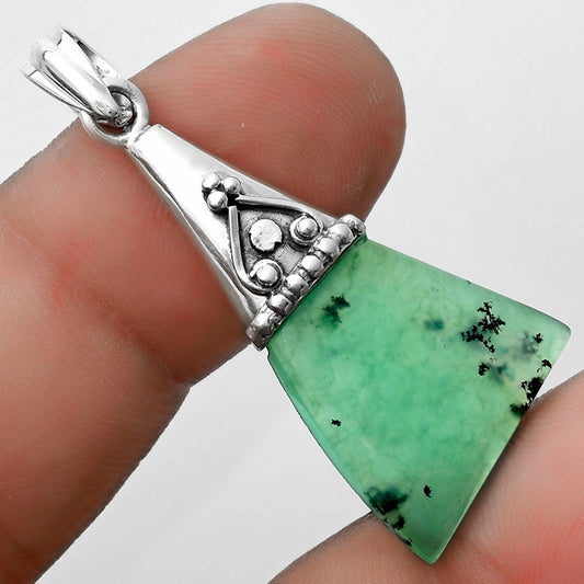 Natural Rare Chrysoprase - Australia Pendant P-1139 SDP121189