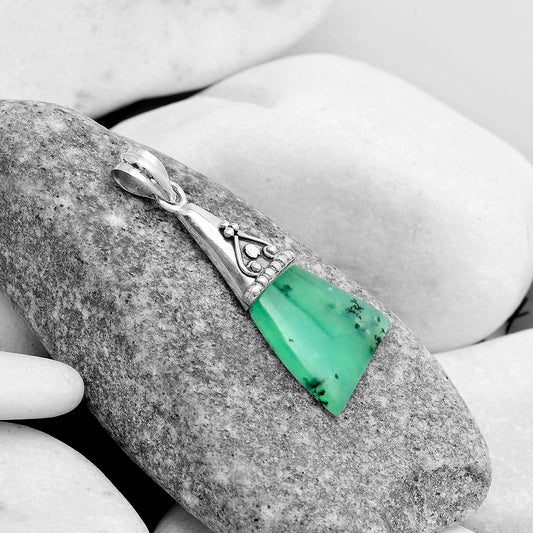 Natural Rare Chrysoprase - Australia Pendant P-1139 SDP121189