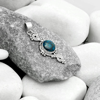 Natural Shattuckite - USA Pendant P-1663 SDP121229