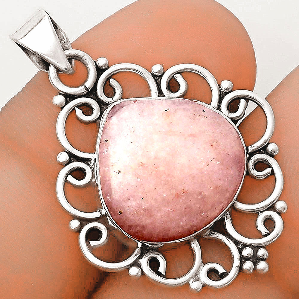 Natural Pink Scolecite Pendant P-1699 SDP121253