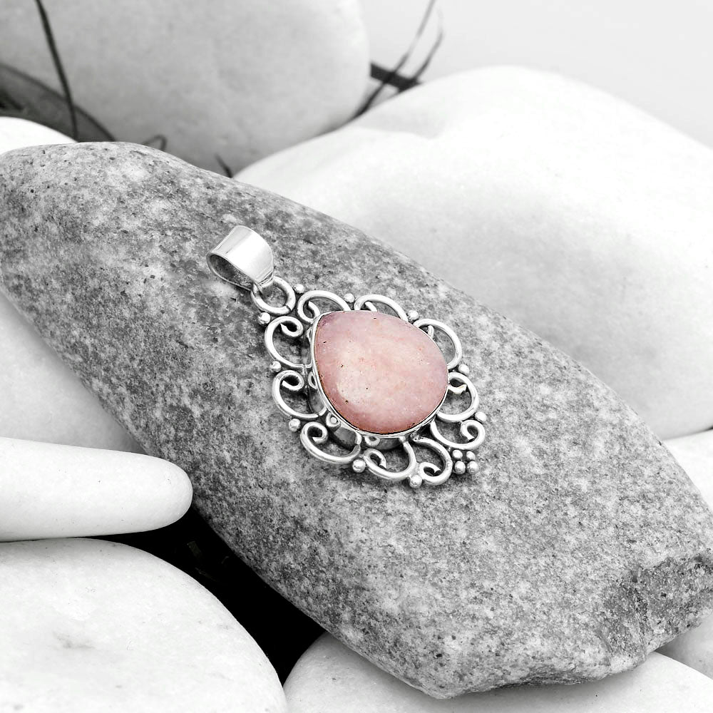 Natural Pink Scolecite Pendant P-1699 SDP121253