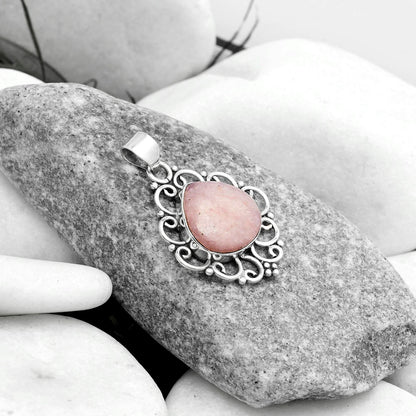 Natural Pink Scolecite Pendant P-1699 SDP121253