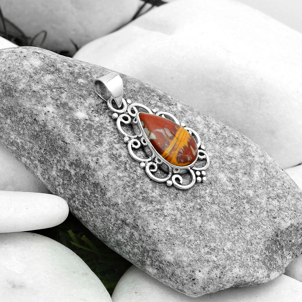 Natural Noreena Jasper Pendant P-1699 SDP121267