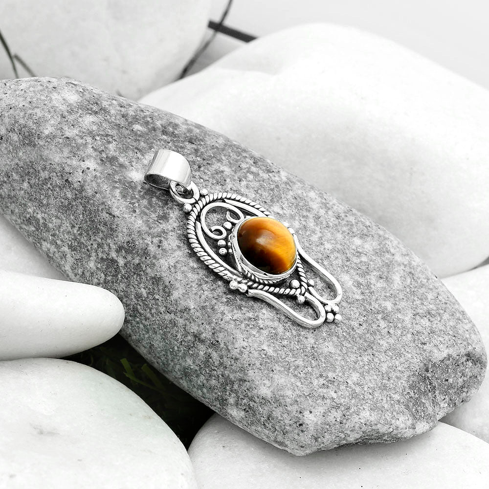 Natural Tiger Eye - Africa Pendant P-1681 SDP121289