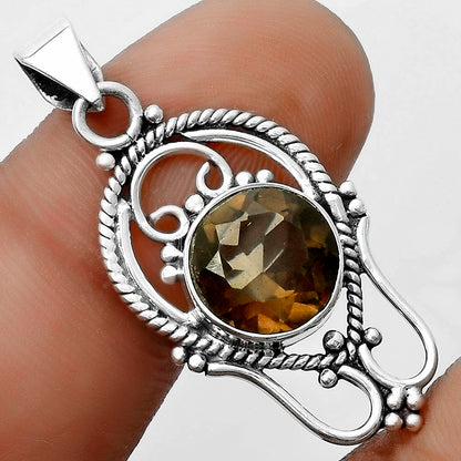 Natural Smoky Quartz - Brazil Pendant P-1681 SDP121318